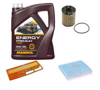 FEBI BILSTEIN Controllo Set 5L MANNOL Energy Premium 5W-30 Per Opel Combo