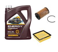 FEBI BILSTEIN Controllo Set 5L MANNOL Energy Premium 5W-30 Per Opel Corsa D