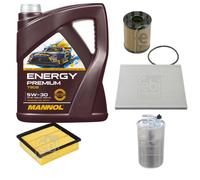 FEBI BILSTEIN Controllo set 5L MANNOL Energy Premium 5W-30 per Opel Corsa D