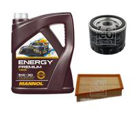 FEBI BILSTEIN Controllo Set 5L MANNOL Energy Premium 5W-30 Per Renault