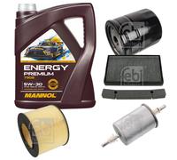 FEBI BILSTEIN Controllo Set 5L MANNOL Energy Premium 5W-30 Per Saab 9-5 YS3E