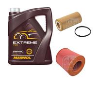 Febi BILSTEIN Controllo Set 5L mannol extreme 5W-40 per Audi A6 4F2 C6 2.0