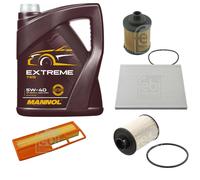 FEBI BILSTEIN Controllo set 5L MANNOL Extreme 5W-40 per Fiat Grande Punto