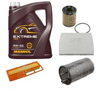 FEBI BILSTEIN Controllo Set 5L MANNOL Extreme 5W-40 Per Fiat Panda 169 1.3 D