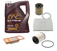 FEBI BILSTEIN Controllo set 5L MANNOL Extreme 5W-40 per Fiat Panda 169 1.3 D