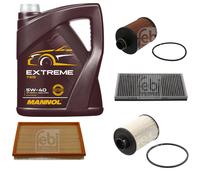 FEBI BILSTEIN Controllo Set 5L MANNOL Extreme 5W-40 Per Opel Corsa D Van