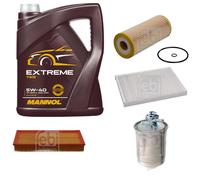 FEBI BILSTEIN Controllo Set 5L MANNOL Extreme 5W-40 Per VW Caddy II Kasten