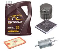 FEBI BILSTEIN Controllo Set 5L MANNOL Extreme 5W-40 Per VW Polo 6R 6C 1.2