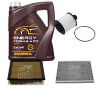 FEBI BILSTEIN Controllo set 5L MANNOL Formula energetica PD 5W-40 per Opel Corsa