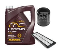Febi BILSTEIN Controllo Set 5L mannol Legend Ultra 0W-20 per Hyundai i10 Ba Di