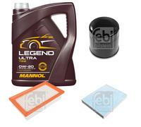 Febi BILSTEIN Controllo Set 5L mannol Legend Ultra 0W-20 per Kia Rio IV Yb