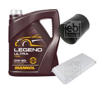 Febi BILSTEIN Controllo Set 5L mannol Legend Ultra 0W-20 per Mazda MX-5 III