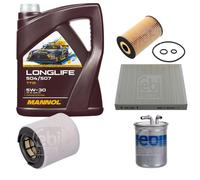 FEBI BILSTEIN Controllo set 5L MANNOL Longlife 504/507 5W-30 per Audi A1