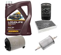 FEBI BILSTEIN Controllo set 5L MANNOL Longlife 504/507 5W-30 per Audi A3