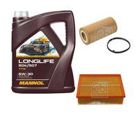 FEBI BILSTEIN Controllo set 5L MANNOL Longlife 504/507 5W-30 per Audi A4