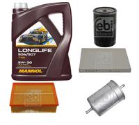 FEBI BILSTEIN Controllo set 5L MANNOL Longlife 504/507 5W-30 per Audi A4