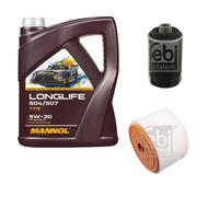 FEBI BILSTEIN Controllo set 5L MANNOL Longlife 504/507 5W-30 per Audi A6