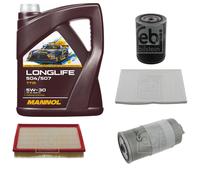 FEBI BILSTEIN Controllo Set 5L MANNOL LONGLIFE 504/507 5W-30 Per Audi A6 4A