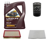 FEBI BILSTEIN Controllo Set 5L MANNOL LONGLIFE 504/507 5W-30 Per Audi A6 4A