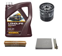 FEBI BILSTEIN Controllo set 5L MANNOL Longlife 504/507 5W-30 per Dacia Duster