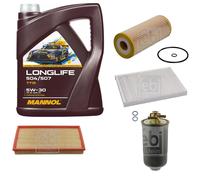 Febi BILSTEIN Controllo Set 5L mannol Longlife 504/507 5W-30 per di Audi A3