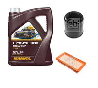 FEBI BILSTEIN Controllo Set 5L MANNOL LONGLIFE 504/507 5W-30 Per Hyundai