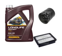 FEBI BILSTEIN Controllo Set 5L MANNOL LONGLIFE 504/507 5W-30 Per Mazda CX-3
