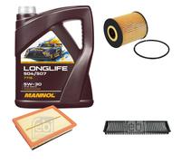 FEBI BILSTEIN Controllo Set 5L MANNOL LONGLIFE 504/507 5W-30 Per MINI Mini