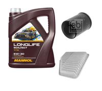 FEBI BILSTEIN Controllo Set 5L MANNOL LONGLIFE 504/507 5W-30 Per Toyota RAV