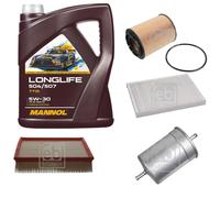 FEBI BILSTEIN Controllo set 5L MANNOL Longlife 504/507 5W-30 per VW Passat