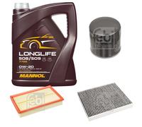 Febi BILSTEIN Controllo Set 5L mannol Longlife 508/509 0W-20 per Di VW