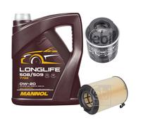 FEBI BILSTEIN Controllo Set 5L MANNOL LONGLIFE 508/509 0W-20 Per VW Beetle