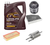 FEBI BILSTEIN Controllo Set 5L MANNOL LONGLIFE 508/509 0W-20 Per VW Beetle