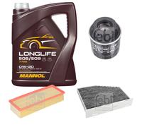 FEBI BILSTEIN Controllo Set 5L MANNOL LONGLIFE 508/509 0W-20 Per VW Sharan