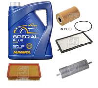 Febi BILSTEIN Controllo Set 5L mannol Special Plus 10W-30 per BMW Serie 3er