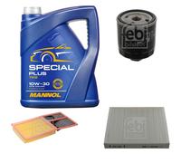 FEBI BILSTEIN Controllo set 5L MANNOL Special Plus 10W-30 per VW Polo 9N_