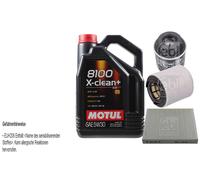 FEBI BILSTEIN Controllo Set 5L Motul 8100 X-Clean+ 5W30 Per Audi A1 8X1 8XK