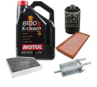 FEBI BILSTEIN Controllo Set 5L Motul 8100 X-Clean+ 5W30 Per Audi TT 8J3 2.0