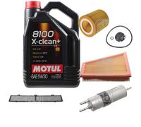 FEBI BILSTEIN Controllo Set 5L Motul 8100 X-Clean+ 5W30 Per BMW X1 E84