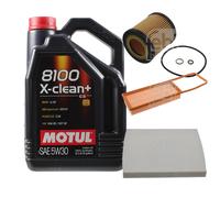 FEBI BILSTEIN Controllo Set 5L Motul 8100 X-CLEAN+ 5W30 Per BMW X5 F15 F85