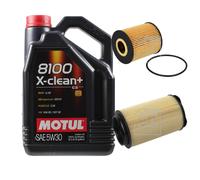 FEBI BILSTEIN Controllo Set 5L Motul 8100 X-Clean+ 5W30 Per MINI Mini