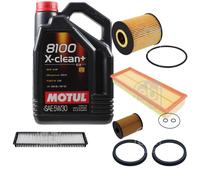 FEBI BILSTEIN Controllo Set 5L Motul 8100 X-CLEAN+ 5W30 Per MINI Mini R56