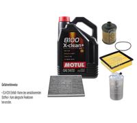 FEBI BILSTEIN Controllo set 5L Motul 8100 X-clean + 5W30 per Opel Corsa D Van