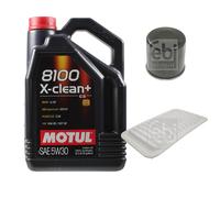 FEBI BILSTEIN Controllo Set 5L Motul 8100 X-Clean+ 5W30 Per Suzuki Splash EX