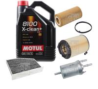 FEBI BILSTEIN Controllo Set 5L Motul 8100 X-Clean+ 5W30 Per VW EOS 1F7 1F8