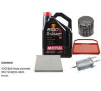 FEBI BILSTEIN Controllo set 5L Motul 8100 X-clean + 5W30 per VW Polo 6R 6C.