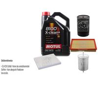 FEBI BILSTEIN Controllo Set 5L Motul 8100 X-Clean+ 5W30 Per VW Transporter V
