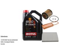 Febi BILSTEIN Controllo Set 5L Motul 8100 x-Pulire+5W30 per BMW Serie X5 F15