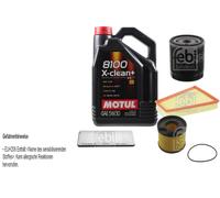 Febi BILSTEIN Controllo Set 5L Motul 8100 x-Pulire+5W30 per Peugeot 306 7B