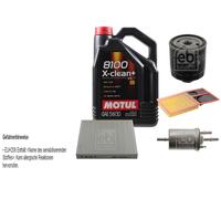 FEBI BILSTEIN Controllo set 5L Motul 8100 X-pulire+ 5W30 per VW Polo 9N_ 1.4
